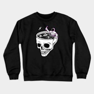 Astronauts in the skull pool Crewneck Sweatshirt